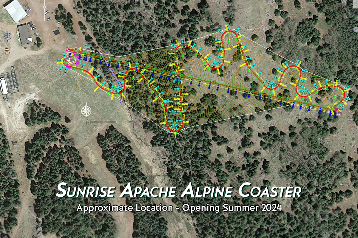 Sunrise Apache Alpine Coaster Satellite View